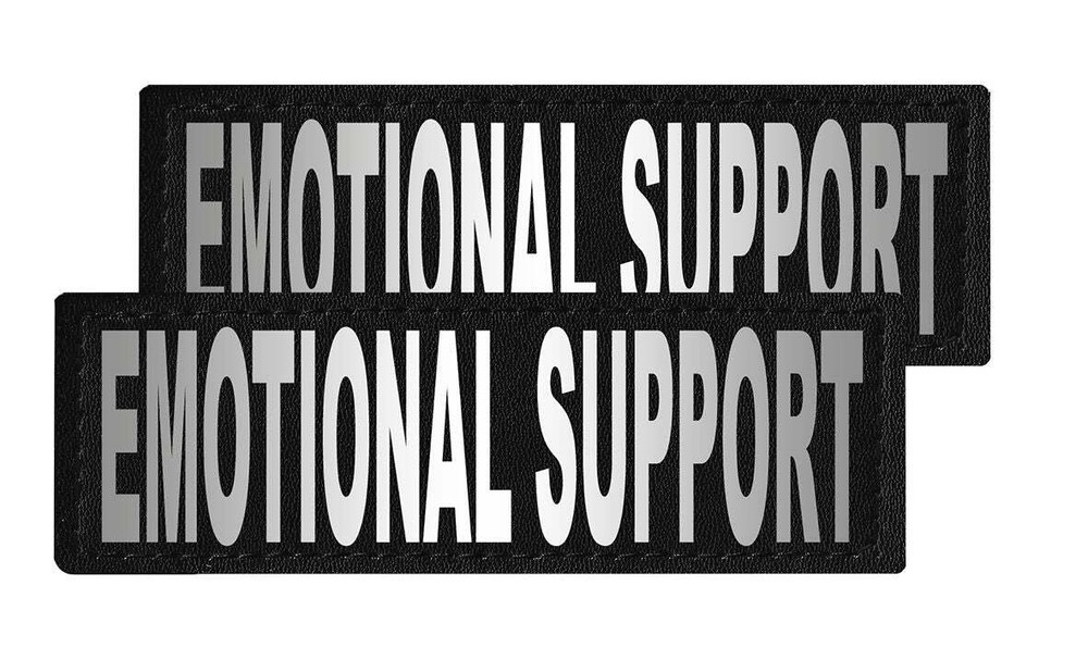 Removable Patches (2 Per Pack) – 1 x 2.75″ EMOTIONAL SUPPORT