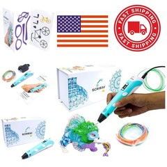 Beginner Friendly 3D Printing Pen with Adjustable Speed and Temperature Control