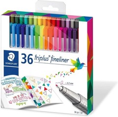 Durable 36 Assorted Fineliner Pens – Dry Safe, Extra Fine for Artists & Students
