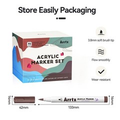 90 Colors Paint Markers, Acrylic Paint Pens for Artists Adults Coloring Drawi…