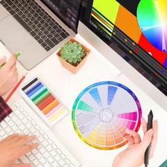 NUOBESTY Color Wheel, for Artist Matching Wheel 23cm, As Shown