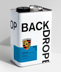 Backdrop PORSCHE Riviera Blue Single Gallon Interior Standard Wall Paint Sample