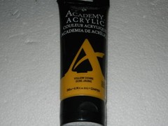 new Grumbacher Academy Acrylic Paint Cadmium Orange Hue 200ml C025P200 chartpak