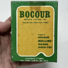 Vtg BELLINI Oil Paint Basic Set 3 Tubes Total In Original Box 1.25 Fl Oz Bottles