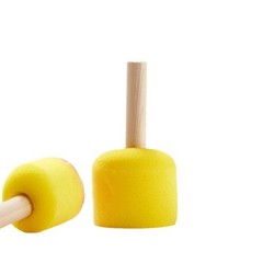 10pcs Mushroom Sponge Paint Brush Set Kids DIY Art Painting Tools – NEW