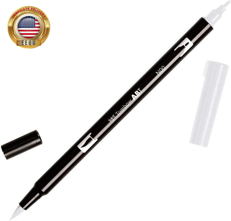 56645 Dual Brush Pen, N00 – Colorless Blender, 1-Pack. Blendable, Brush and Fine