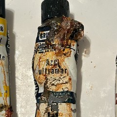 READ Vtg AS IS Grumbacher Oil Paint Lot Of 11 Various Colors Used Condition