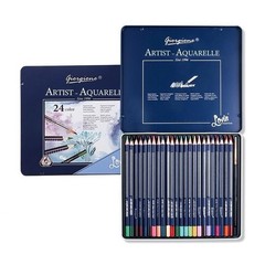 Water Based Colouring Pencils Painting Drawing Pro Beginner Craft Sketching Blue