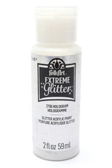 FolkArt 2796 Extreme Glitter Hologram Acrylic Paint, 2oz