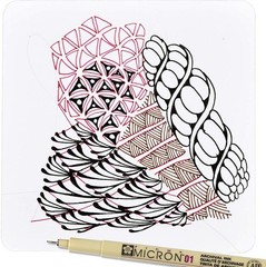 Pigma Micron Fineliner Pens, 01 Tip Size, Archival Black Ink, 6 PK 50035