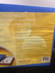 Masterson Artist Palette Seal, 12in x 16” Airtight Palette Container Keeps Paint