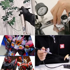 16 Pcs Airbrush Adapter Set Includes 12 Pcs Airbrush Adapter Kit Fitting Quic…