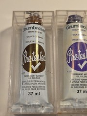 Vintage Grumbacher Pre-Tested Unused Permanent Oil Color Paint (6 Colors) 37ml.