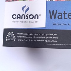 Canson Artist Series Plein Air Watercolor Artboards Cold Press 9″x12″- 10 Boards