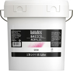 BASICS Gesso Surface Prep Medium, 473Ml (16-Oz) Bottle, White