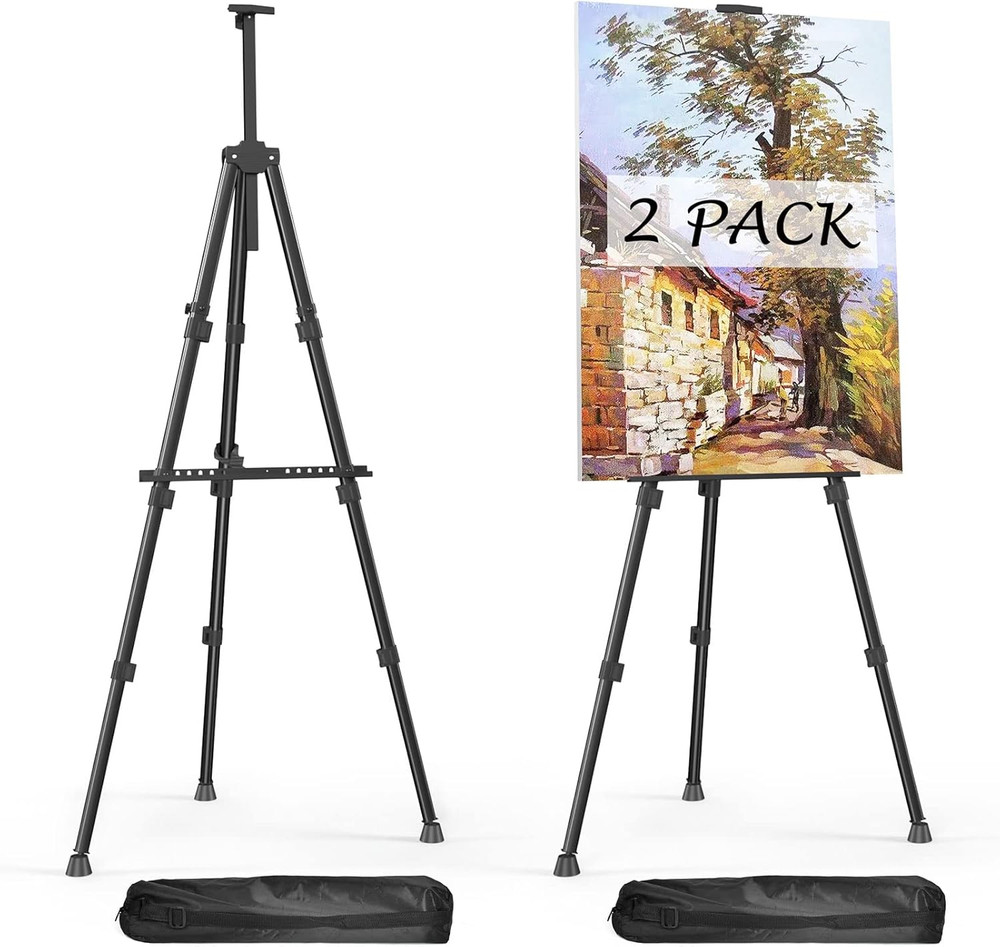Easels for Painting Canvas, 66″ Art Easel for Drawing, Portable Painting Easel