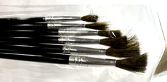 Art Paint Brushes Crafter’s Square 6-Piece PB-6-BLK (Case of 96 6-Packs)