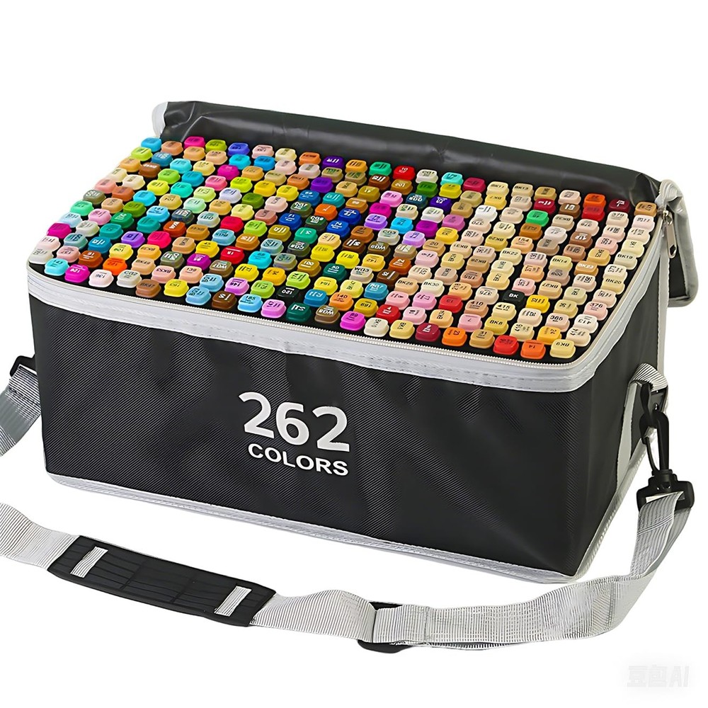 Alcohol Markers 262 Colors with Base Drawing Pen Dual Tip Art Markers for Ske…