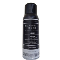 Magnolia Home Interior/Exterior Spray Paint with Kilz Color Blackboard Gloss
