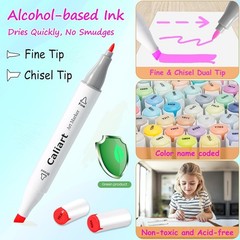 Blendable 81-Color Dual Tip Marker Set for Kids & Adults – Perfect for Artistry