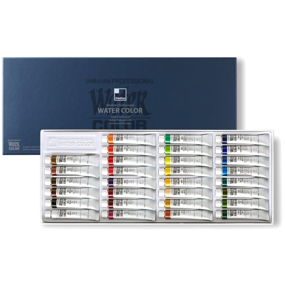 Professional Grade 30 Color Watercolor Set//