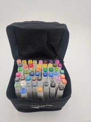 Fixsmith 48+1 Blender Alcohol Markers Set Multicolor with Carrying Case