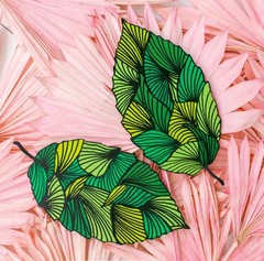 Leaf Wood Cutout 8″x4″, Unfinished for Autumn Decor and DIY Crafts | Woodpeckers