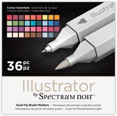 Spectrum Noir ILLUSTRATOR Blendable Artist Pens 36 Pk Colour Essentials 40% OFF!