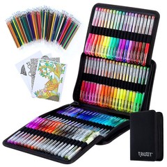 TANMIT Glitter Gel Pens, 160 Pack Pen with 160 Piece Set, Multicolor