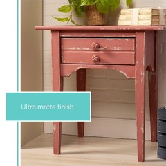 Ultra Matte Chalk Paint Crimson Red 8 fl oz Interior and Exterior Decorative
