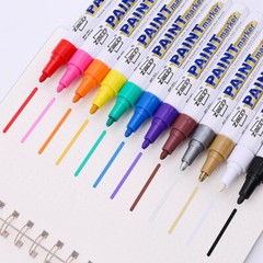 1-12 Waterproof Permanent Paint Marker Pen for Car Tyre Tire Tread Rubber Metal