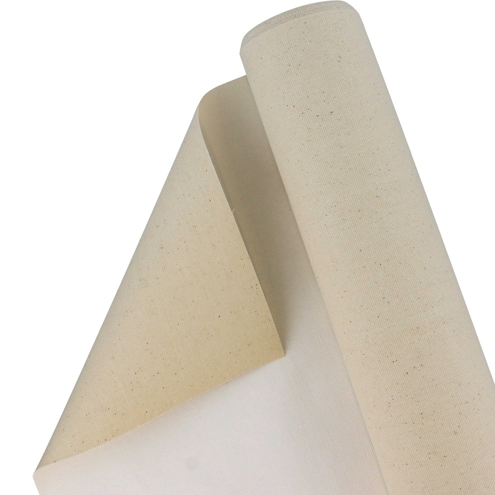 63″ Wide x 6 Yard Long Canvas Roll – 100% Cotton 12 Ounce Primed Artist Painting