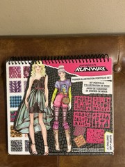 Project Runway Fashion Illustration Portfolio Set New
