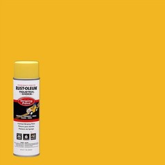 Rust-Oleum 1648838 Yellow Oil Based Inverted Striping Paint 18 oz. (Pack of 6)