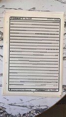 Formatt Dry Transfer Type Sheets Vintage Art Supply (Lettraset) Acetate NOS