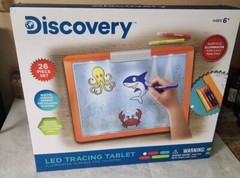 Discovery Kids Discovery Toy Kids Tracing Tablet LED 6+ NEW E4