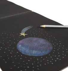 Faber Castell 9×12 Inch Black Sketch Pad 25 Sheets Acid Free Heavyweight Paper