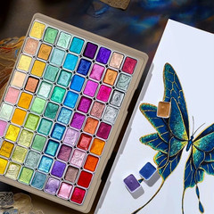 Color Pearl Watercolor Pigment Set for Traditional Chinese Painting