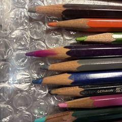 Vintage Faber Castell West Germany Watercolor Colored Pencils Set 23 Art F/S