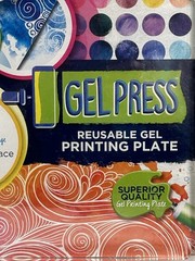 NEW in Package – Gel Press Reusable Gel Printing Plate 6″x6″ Square x 3/8″ – B39