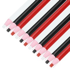 12Pcs, Peel-Off Grease Pencils Color China Markers White & Black & Red