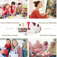 Paint by Numbers DIY Acrylic Oil Painting Kits for Adults Beginners 16×20 Inch