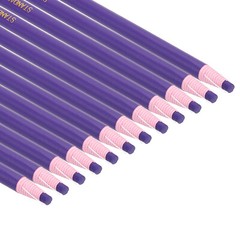 36 Pack Peel-Off China Markers Grease Wax Pencils Wood Purple