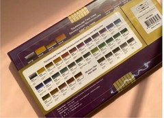 Mijello Mission Tourmaline Two Tone Granulation Watercolor Set of 34 MGC-8034
