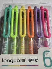 Acrylic Painting Gel Pens, 6 Colors Set, 0.7mm Extra Fine Point Retractable Pen
