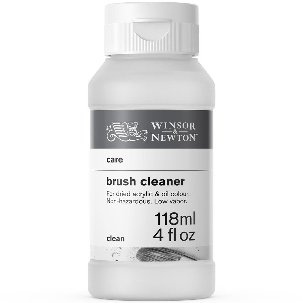 Winsor & Newton Brush Cleaner & Restorer, 4.0-oz 4 Fl Oz (Pack of 1), White