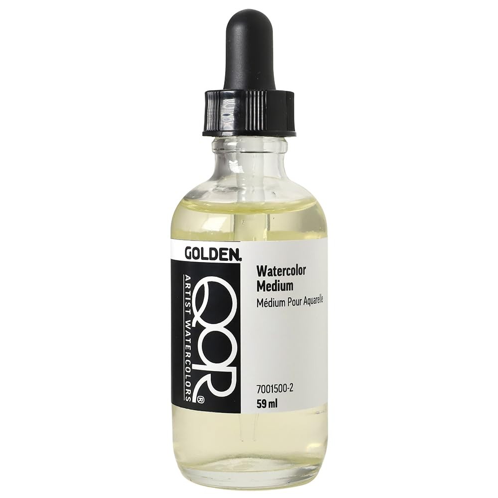 QoR Watercolor Medium by GOLDEN, 2 oz. Jar, Professional Office Product