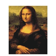 Paint By Numbers Adults Mona Lisa Figure Kids DIY Painting Kit 40x50CM Canvas