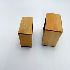 Ring Box Unfinished Wood Jewelry Box Crafts Gift Custom Proposal Boho Special