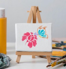 Stencils for Painting, 64pcs 3 Inch Stencils for Crafts Reusable Rock Paintin…